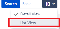Jira Issue 리스트 View 설정 변경